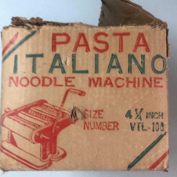 Other - Pasta Italiano vintage pasta noodle machine to make noodles, with instructions